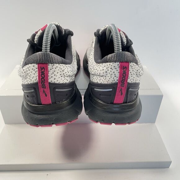 Brooks Trace 1 Women’s Running Shoes Sneakers White Black Pink Size 9 - Picture 8 of 12